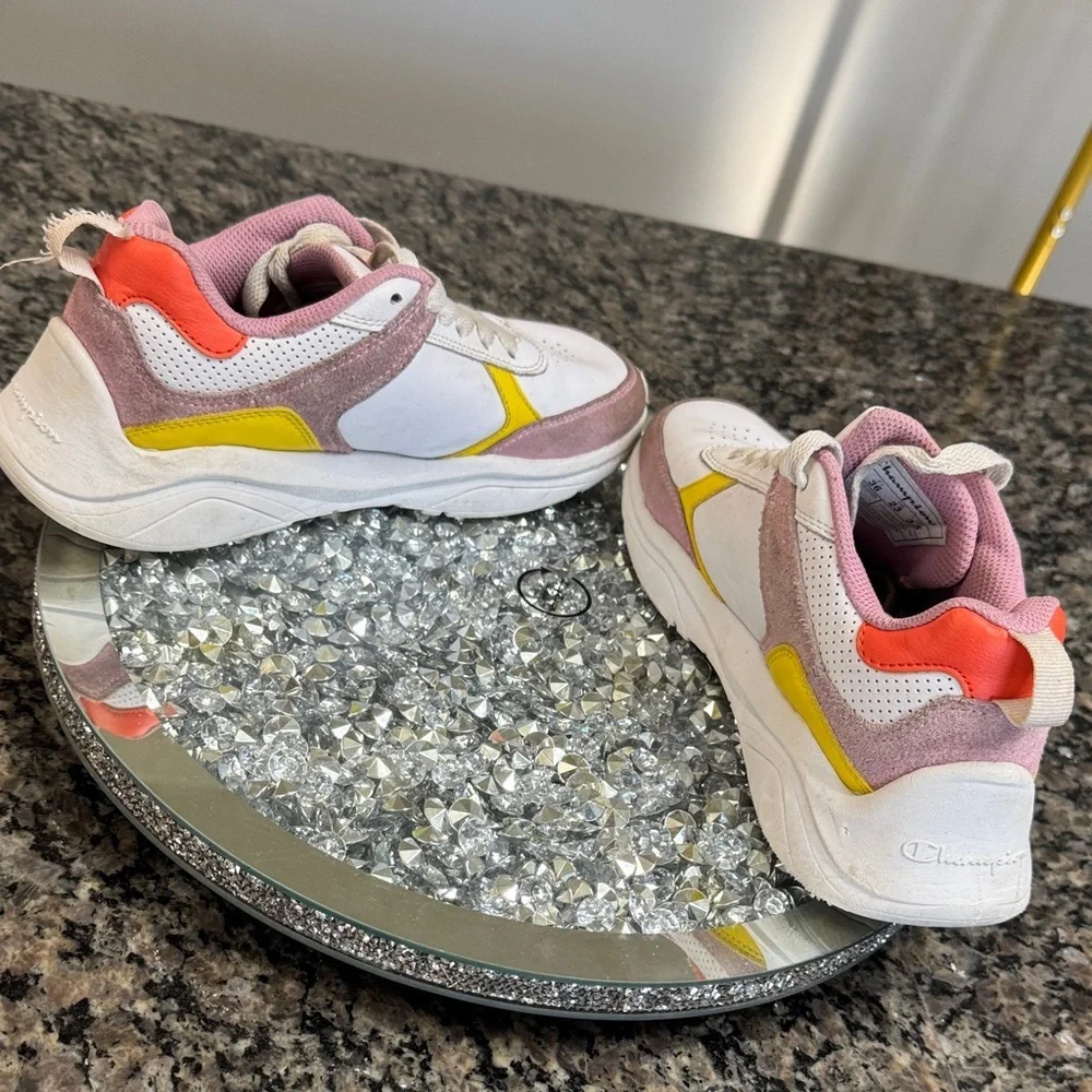 Champion leather suede